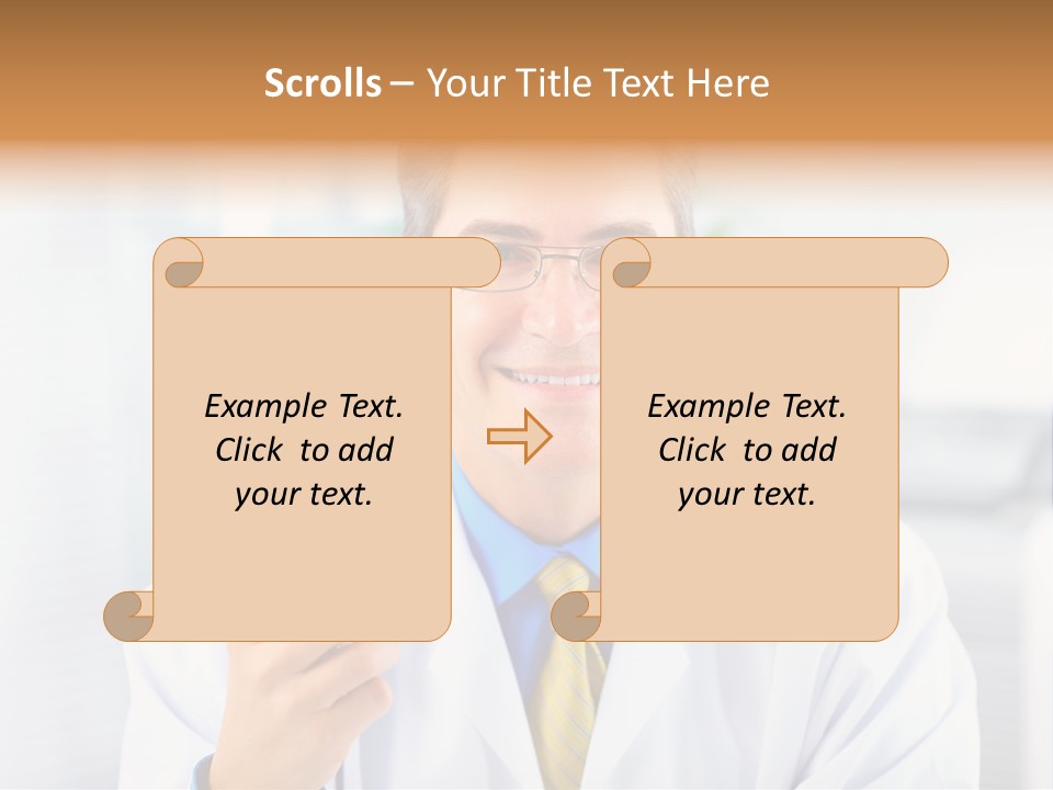 Clinic Uniform Man PowerPoint Template