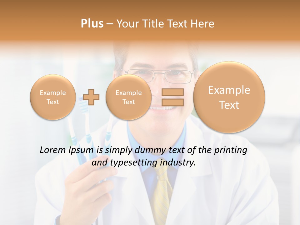 Clinic Uniform Man PowerPoint Template