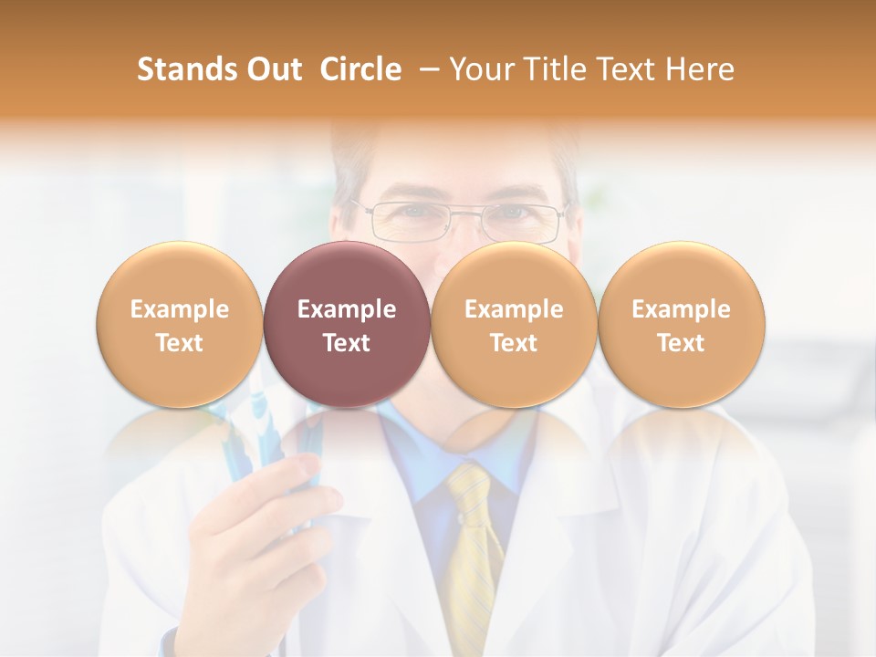Clinic Uniform Man PowerPoint Template