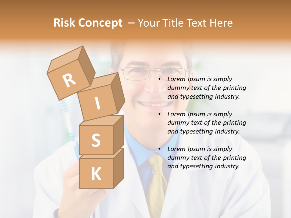 Clinic Uniform Man PowerPoint Template