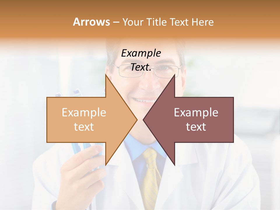 Clinic Uniform Man PowerPoint Template