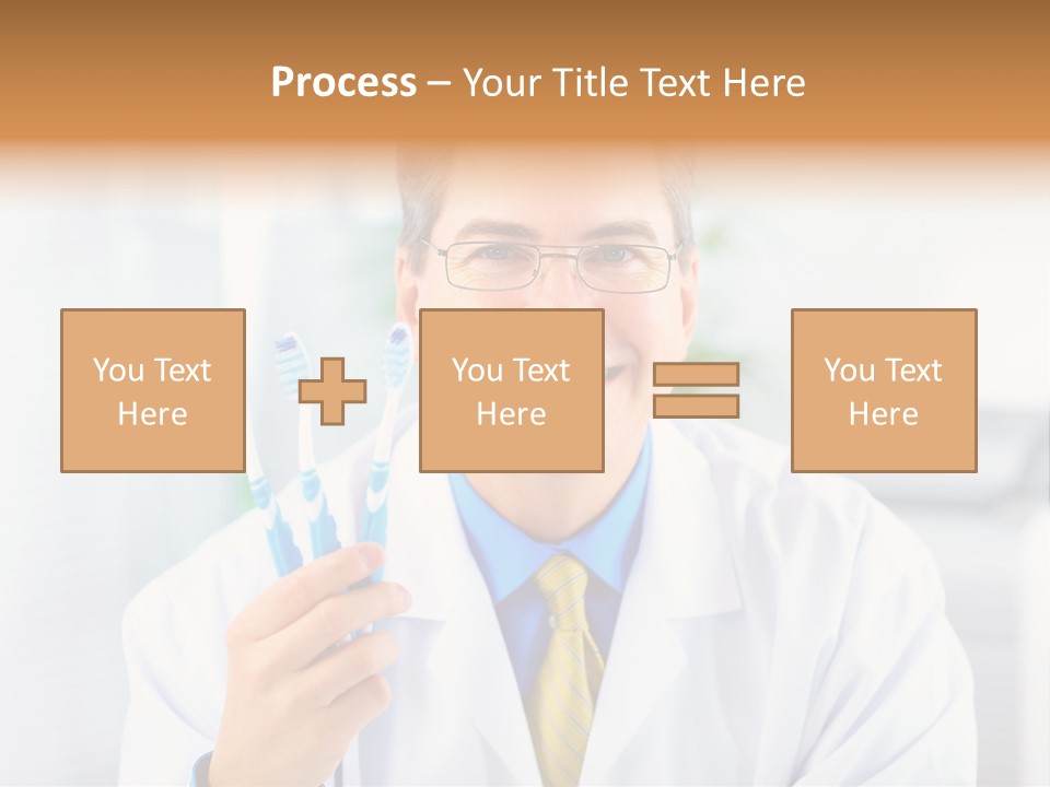 Clinic Uniform Man PowerPoint Template