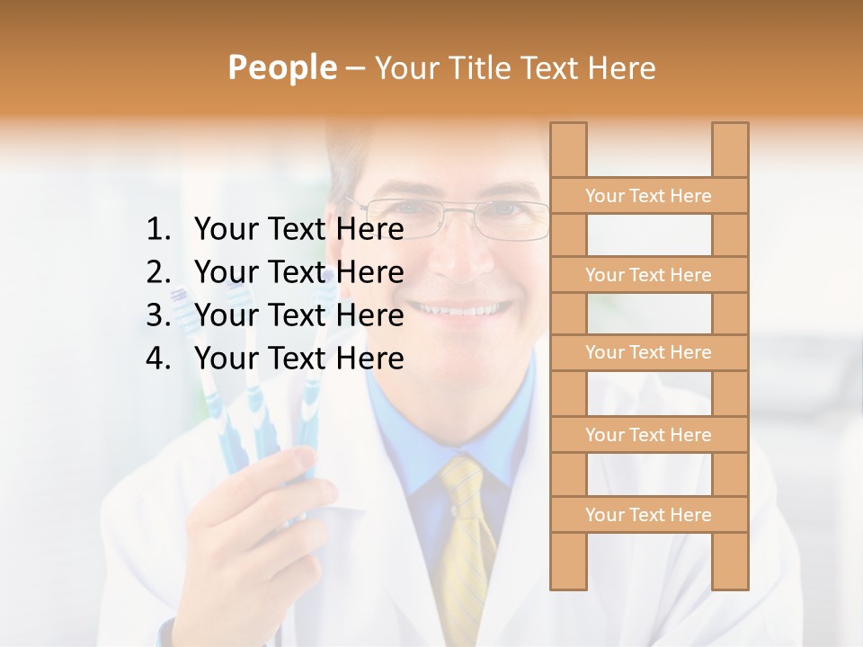 Clinic Uniform Man PowerPoint Template