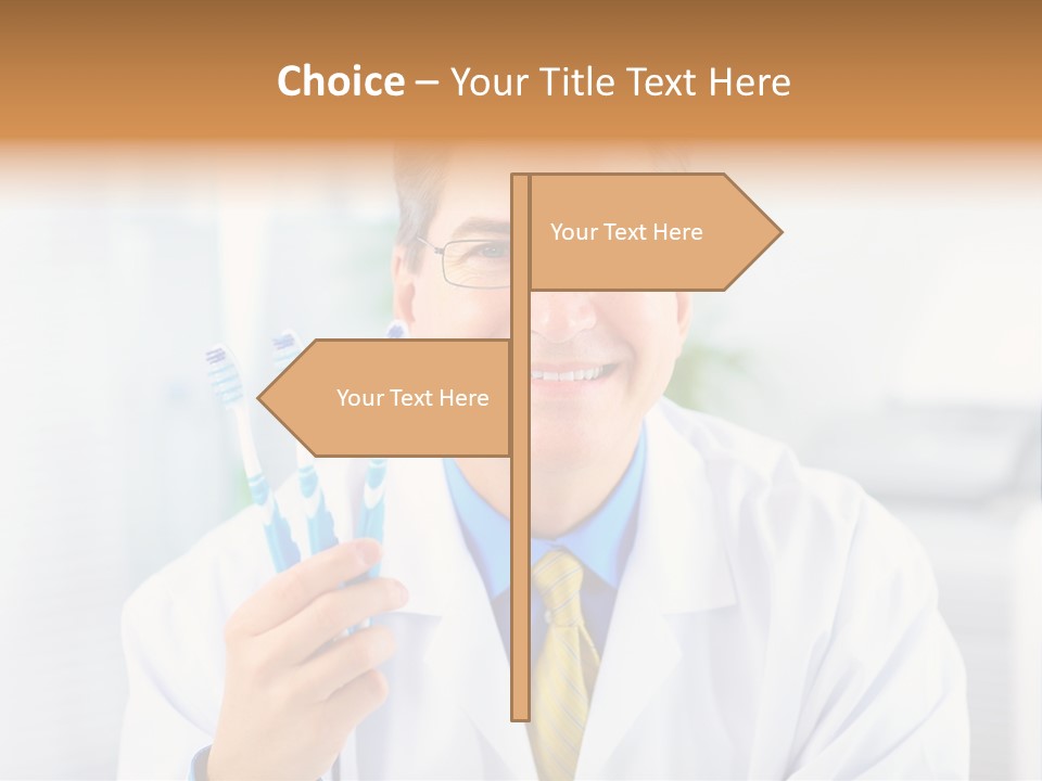 Clinic Uniform Man PowerPoint Template