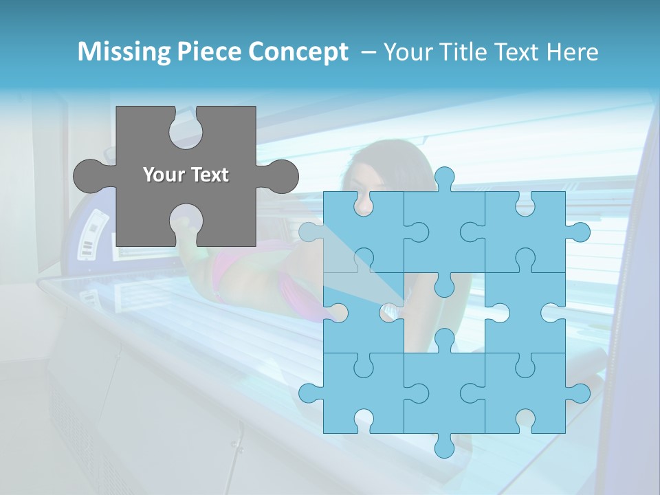 Pleasure Woman Ultraviolet PowerPoint Template