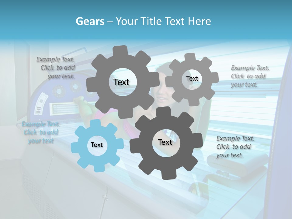 Pleasure Woman Ultraviolet PowerPoint Template