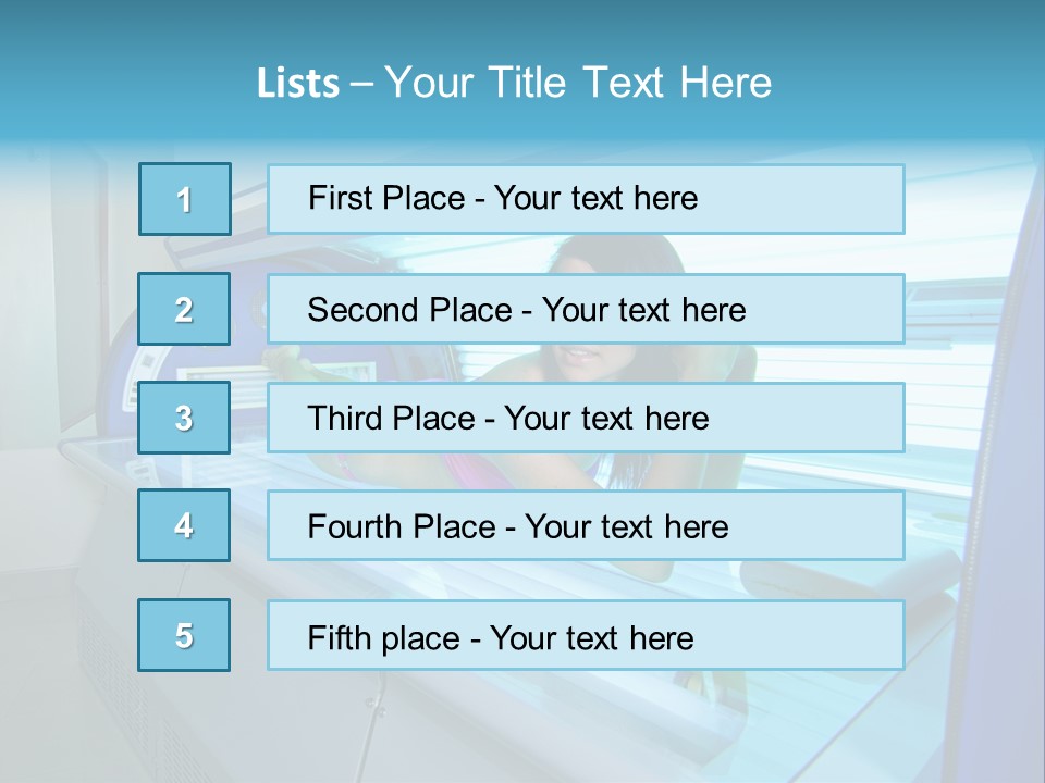 Pleasure Woman Ultraviolet PowerPoint Template