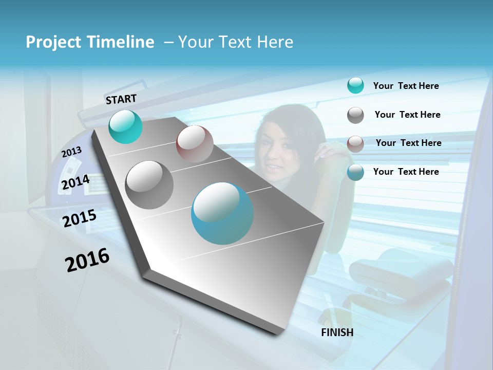 Pleasure Woman Ultraviolet PowerPoint Template