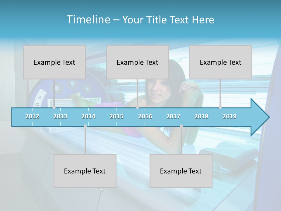 Pleasure Woman Ultraviolet PowerPoint Template
