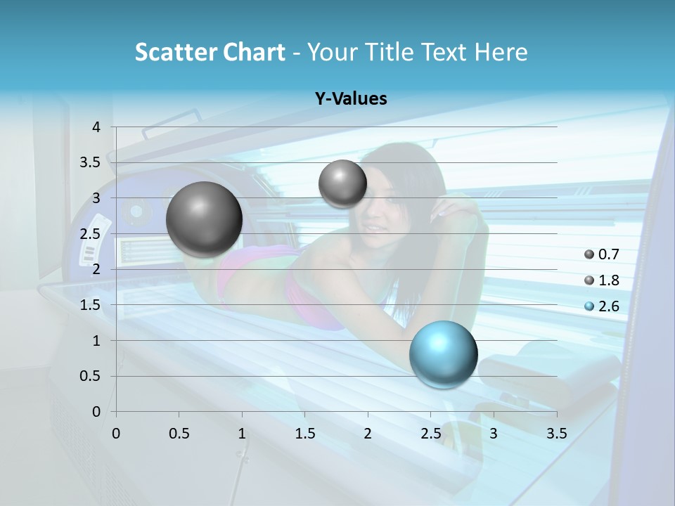 Pleasure Woman Ultraviolet PowerPoint Template