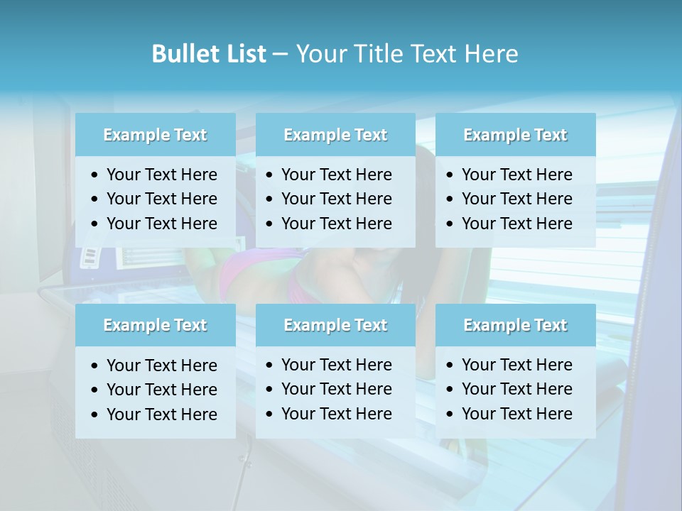 Pleasure Woman Ultraviolet PowerPoint Template