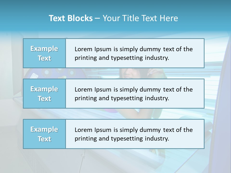 Pleasure Woman Ultraviolet PowerPoint Template