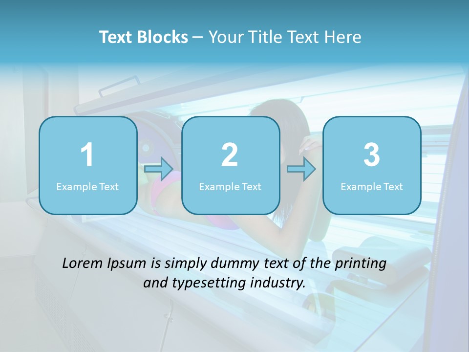 Pleasure Woman Ultraviolet PowerPoint Template