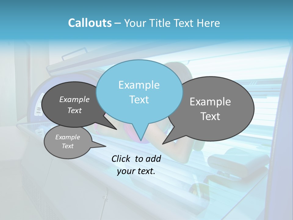 Pleasure Woman Ultraviolet PowerPoint Template