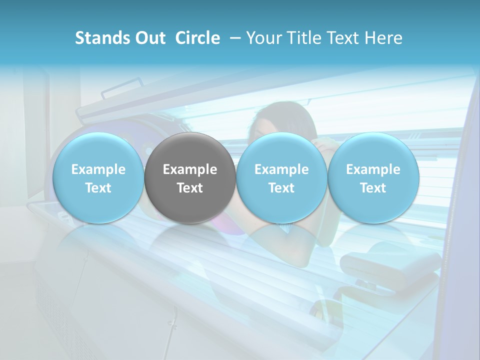 Pleasure Woman Ultraviolet PowerPoint Template