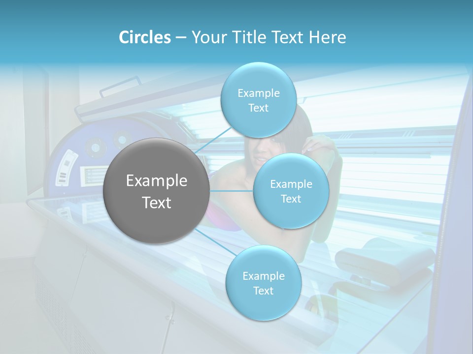 Pleasure Woman Ultraviolet PowerPoint Template