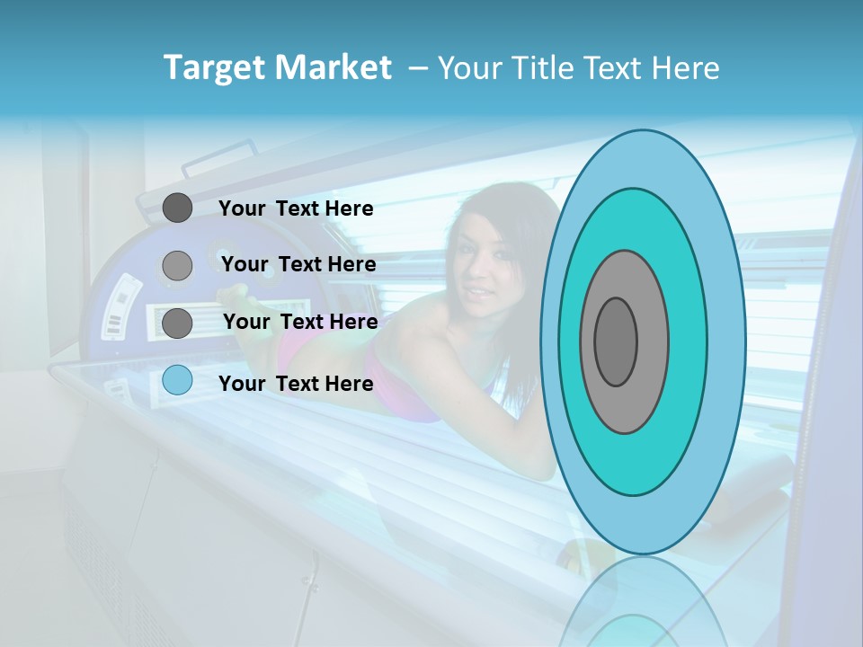 Pleasure Woman Ultraviolet PowerPoint Template