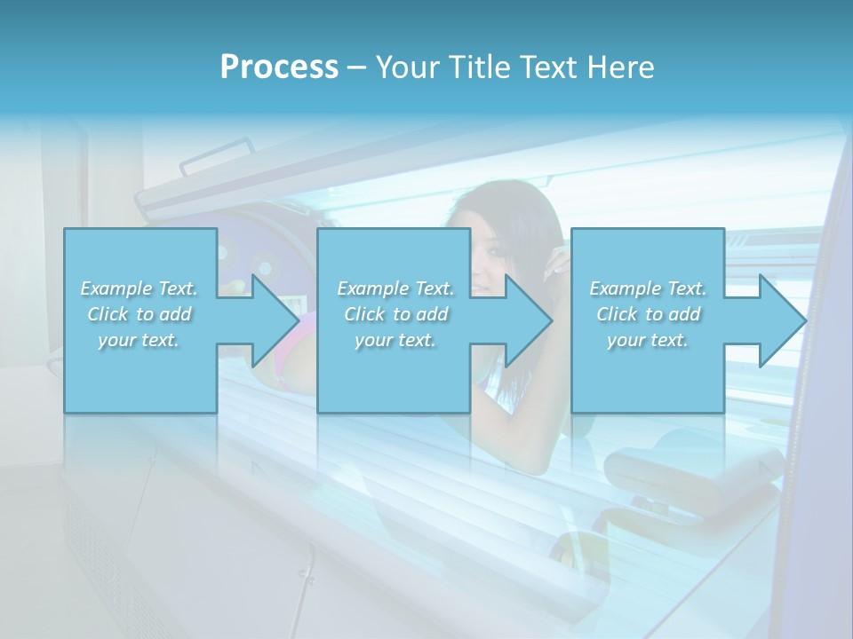 Pleasure Woman Ultraviolet PowerPoint Template