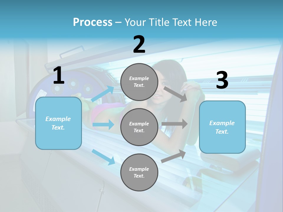 Pleasure Woman Ultraviolet PowerPoint Template