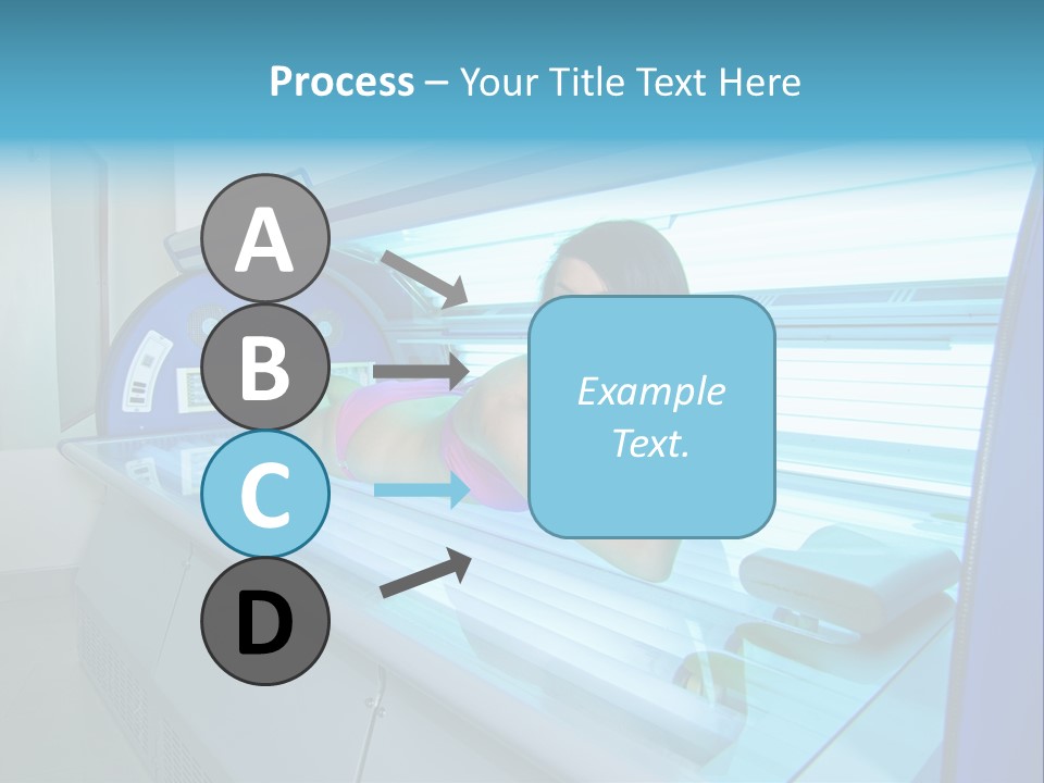 Pleasure Woman Ultraviolet PowerPoint Template