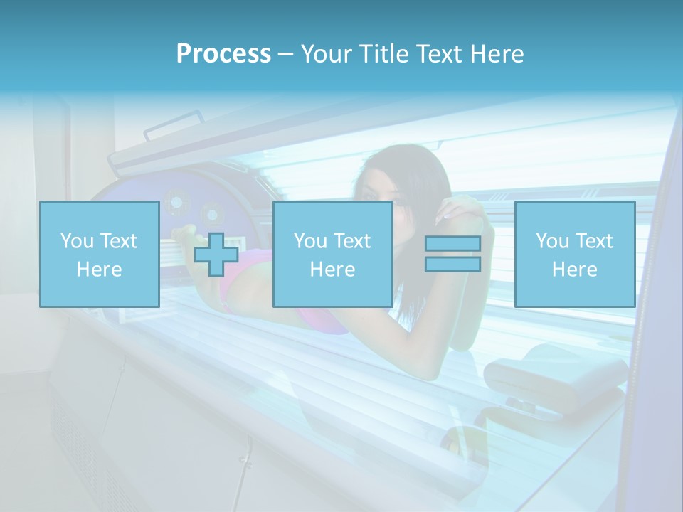 Pleasure Woman Ultraviolet PowerPoint Template