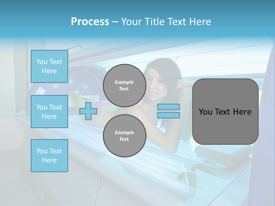 Pleasure Woman Ultraviolet PowerPoint Template