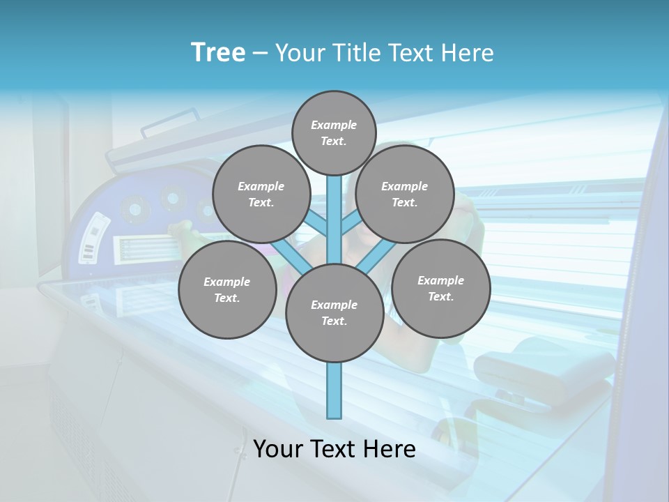 Pleasure Woman Ultraviolet PowerPoint Template