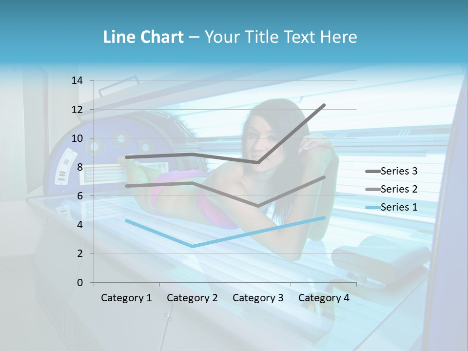 Pleasure Woman Ultraviolet PowerPoint Template