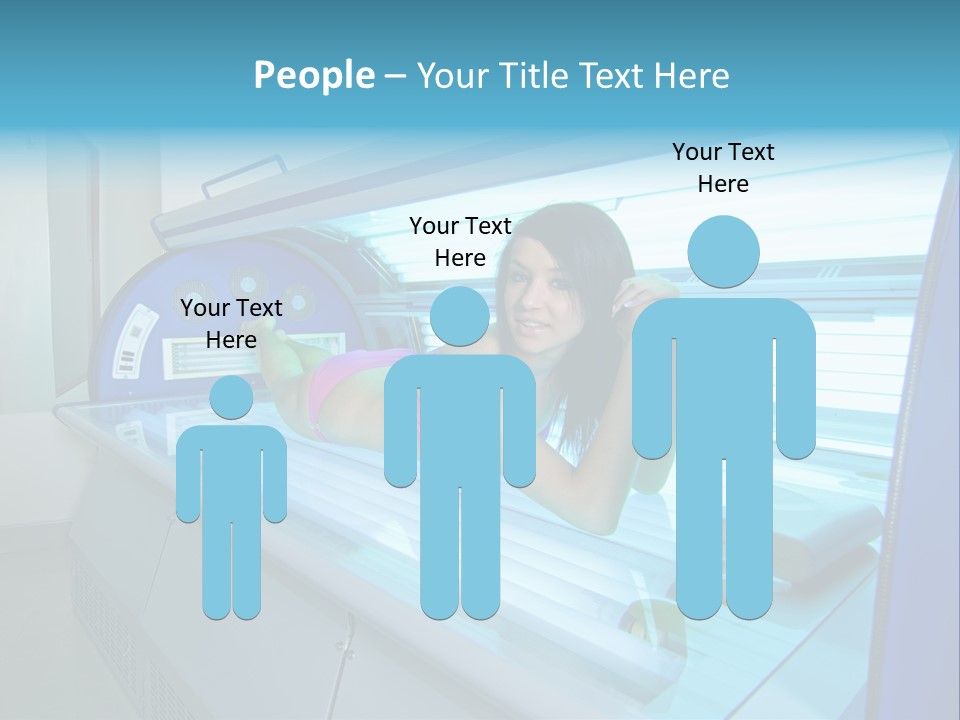 Pleasure Woman Ultraviolet PowerPoint Template