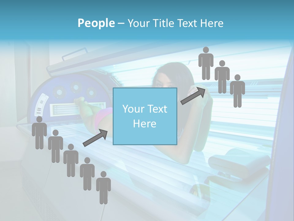 Pleasure Woman Ultraviolet PowerPoint Template