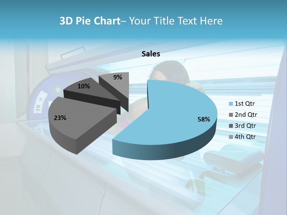 Pleasure Woman Ultraviolet PowerPoint Template