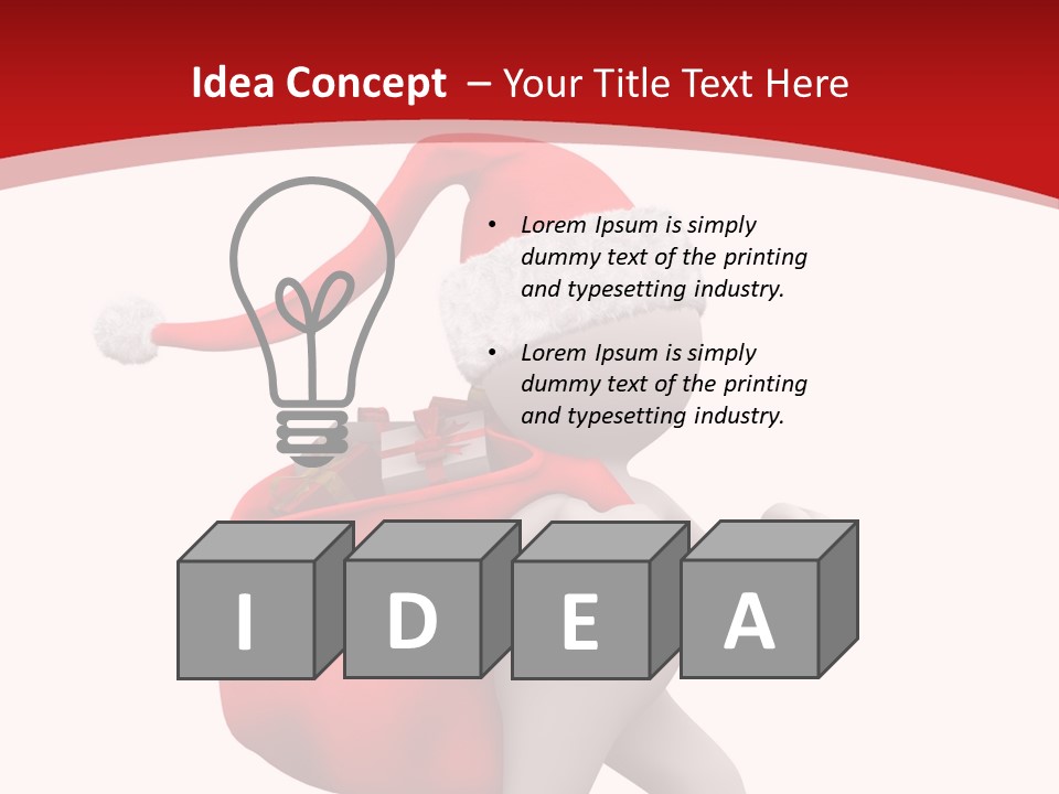 Happy Costume Abstract PowerPoint Template