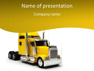 Rig Transport Wheels PowerPoint Template