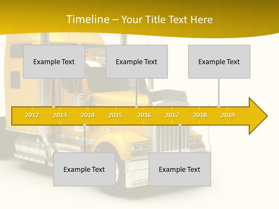 Rig Transport Wheels PowerPoint Template