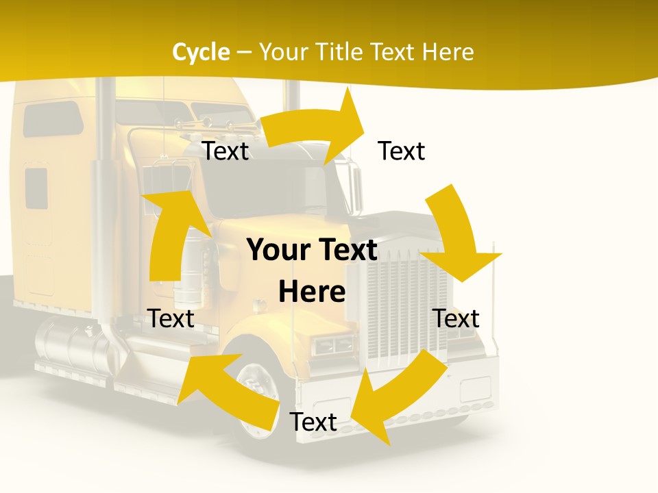 Rig Transport Wheels PowerPoint Template
