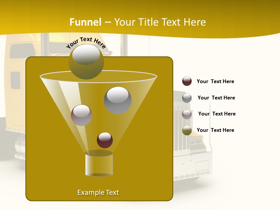 Rig Transport Wheels PowerPoint Template