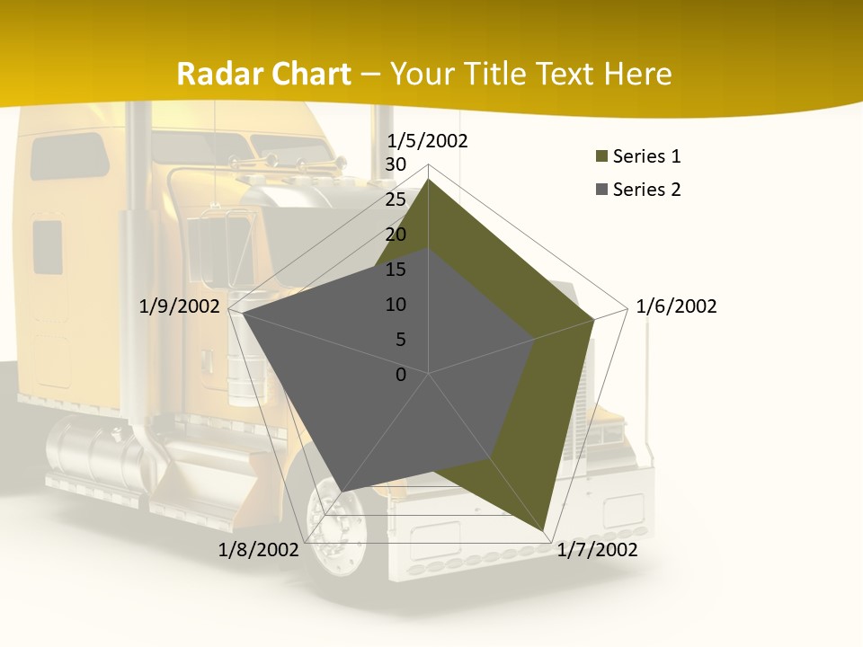 Rig Transport Wheels PowerPoint Template