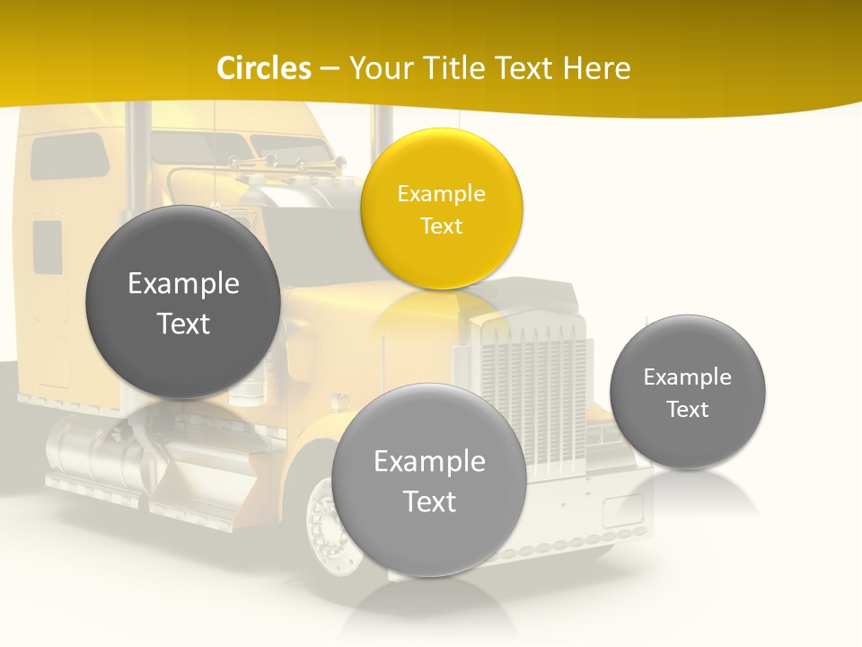 Rig Transport Wheels PowerPoint Template