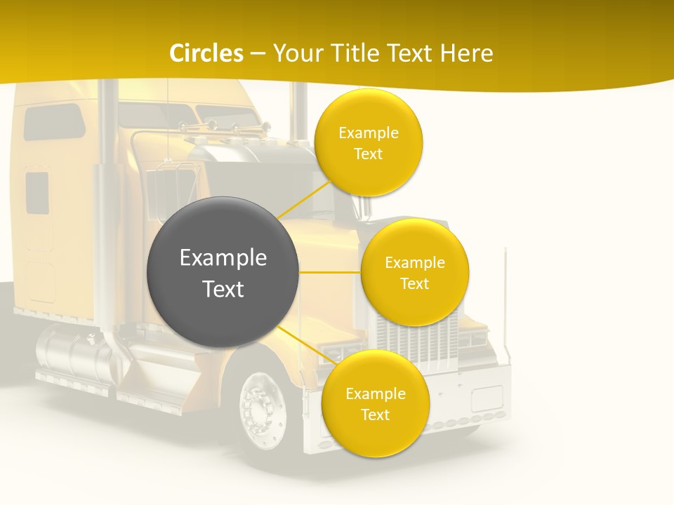 Rig Transport Wheels PowerPoint Template