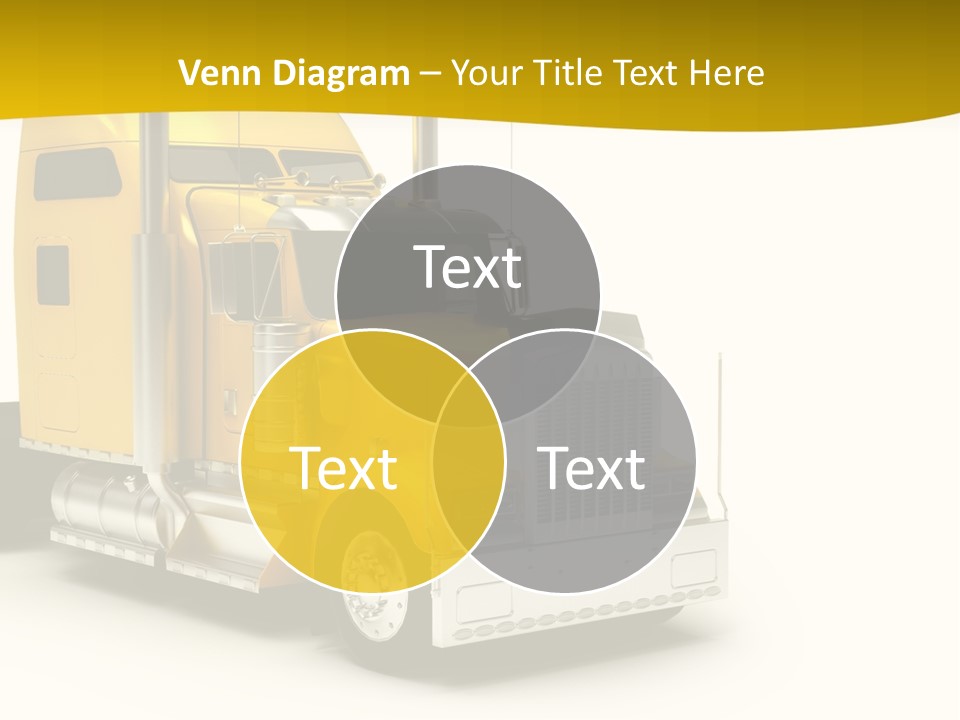 Rig Transport Wheels PowerPoint Template