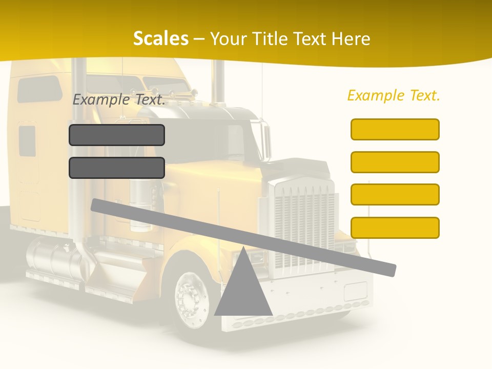 Rig Transport Wheels PowerPoint Template