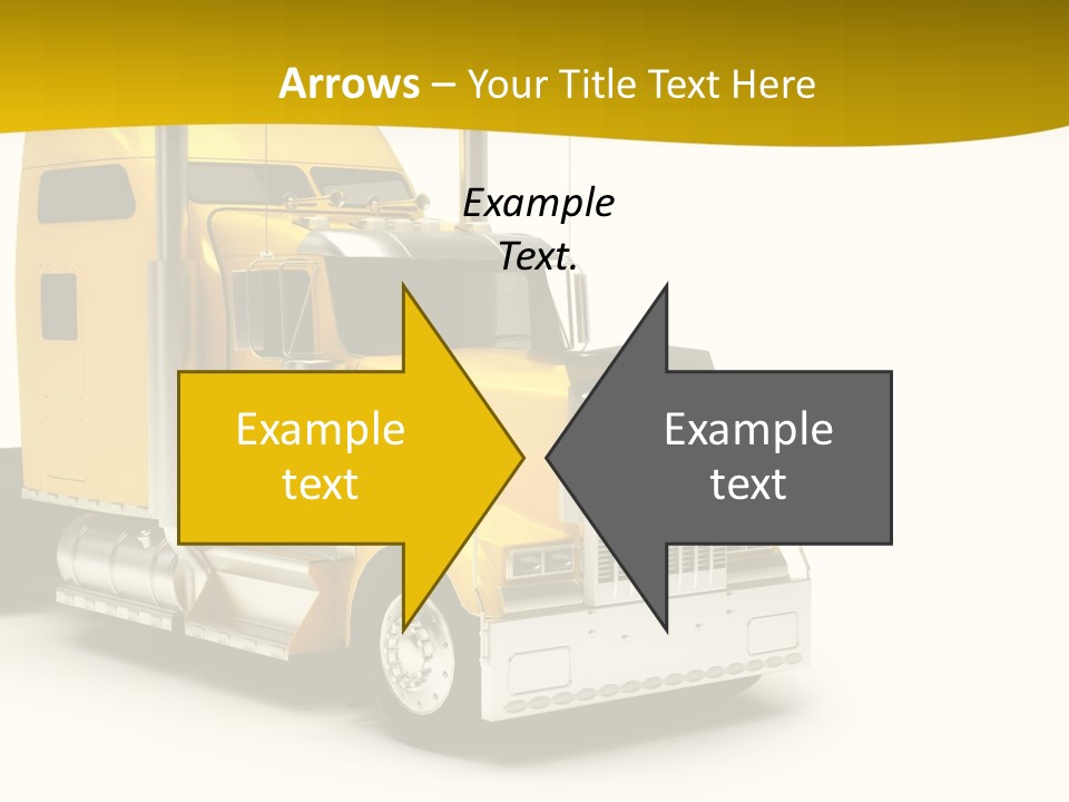 Rig Transport Wheels PowerPoint Template