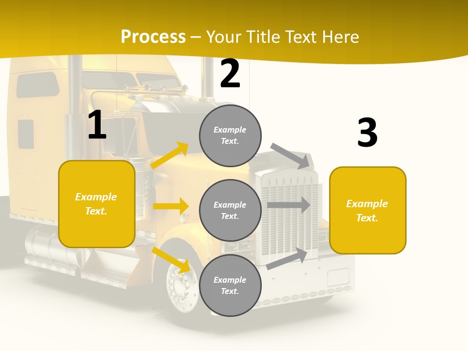 Rig Transport Wheels PowerPoint Template