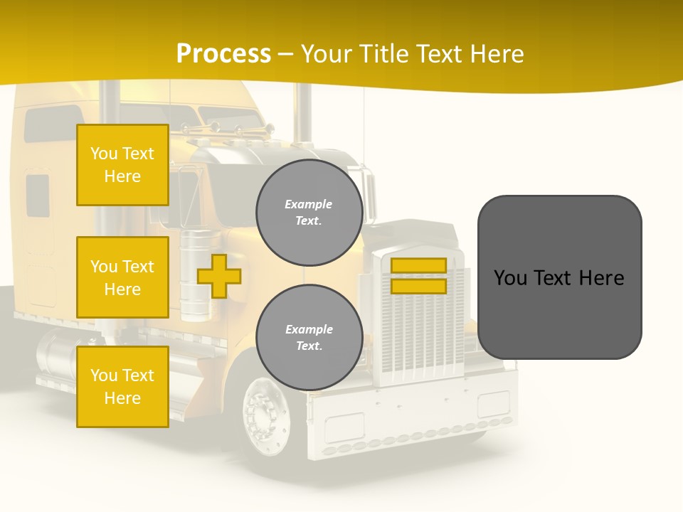 Rig Transport Wheels PowerPoint Template