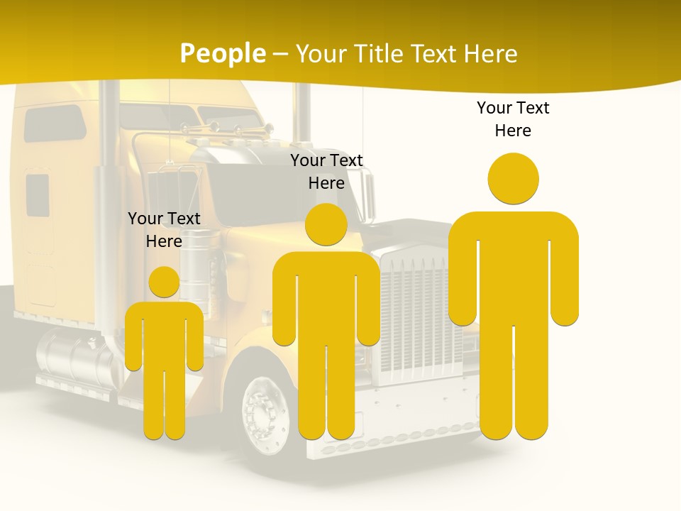 Rig Transport Wheels PowerPoint Template
