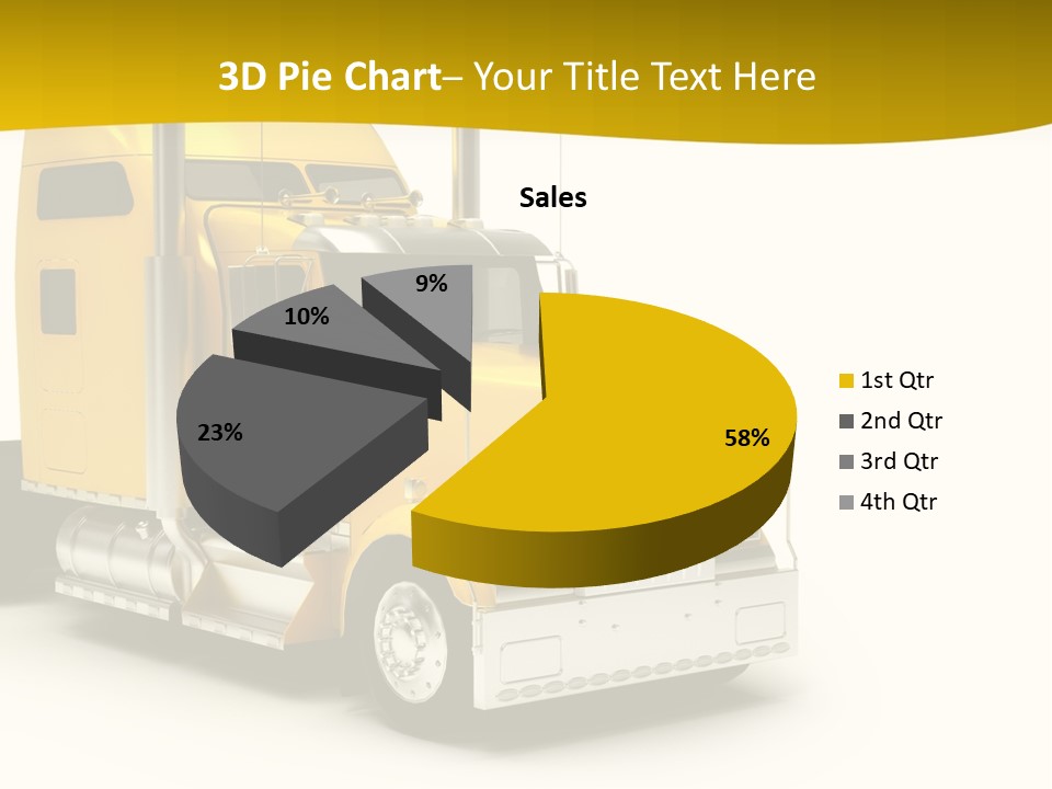 Rig Transport Wheels PowerPoint Template