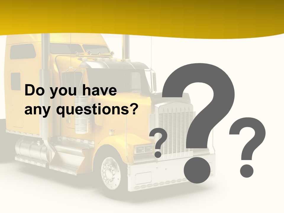 Rig Transport Wheels PowerPoint Template