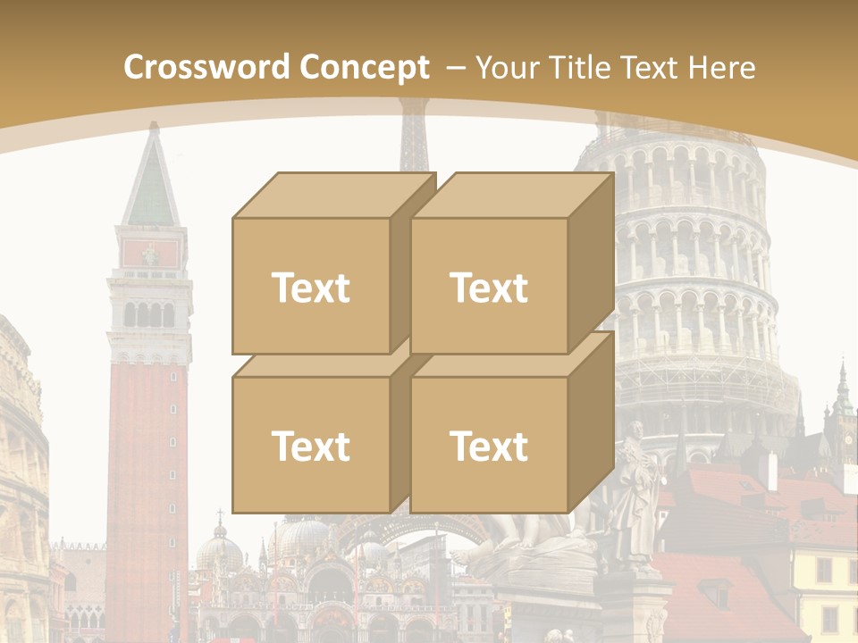 France Old Building PowerPoint Template