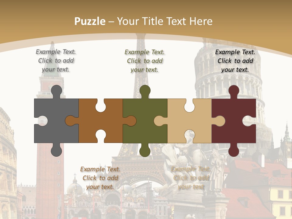 France Old Building PowerPoint Template