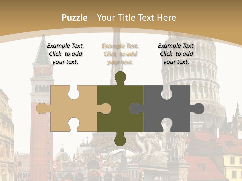 France Old Building PowerPoint Template